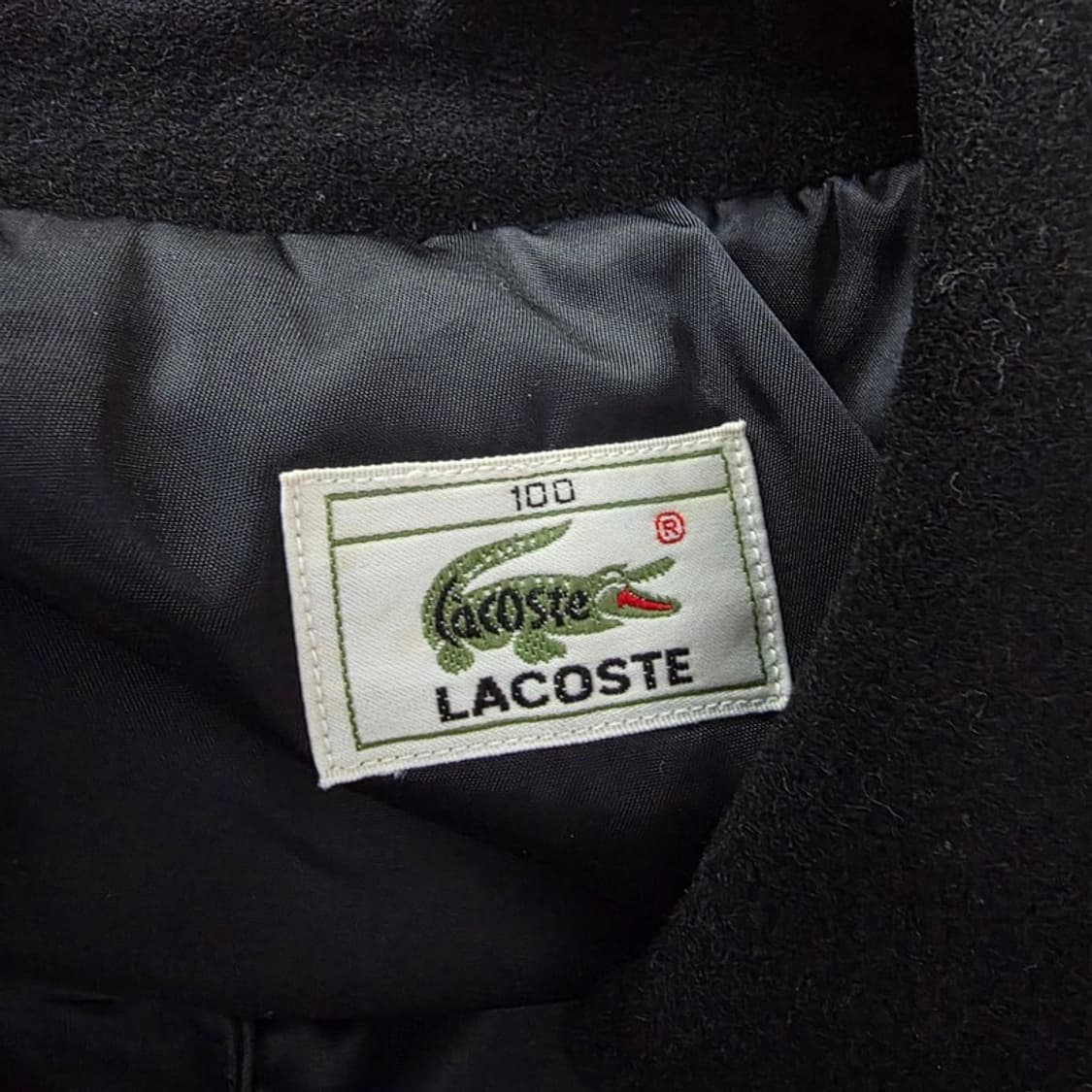 라코스테 빈티지 울 하링턴 자켓 L 상품이미지5