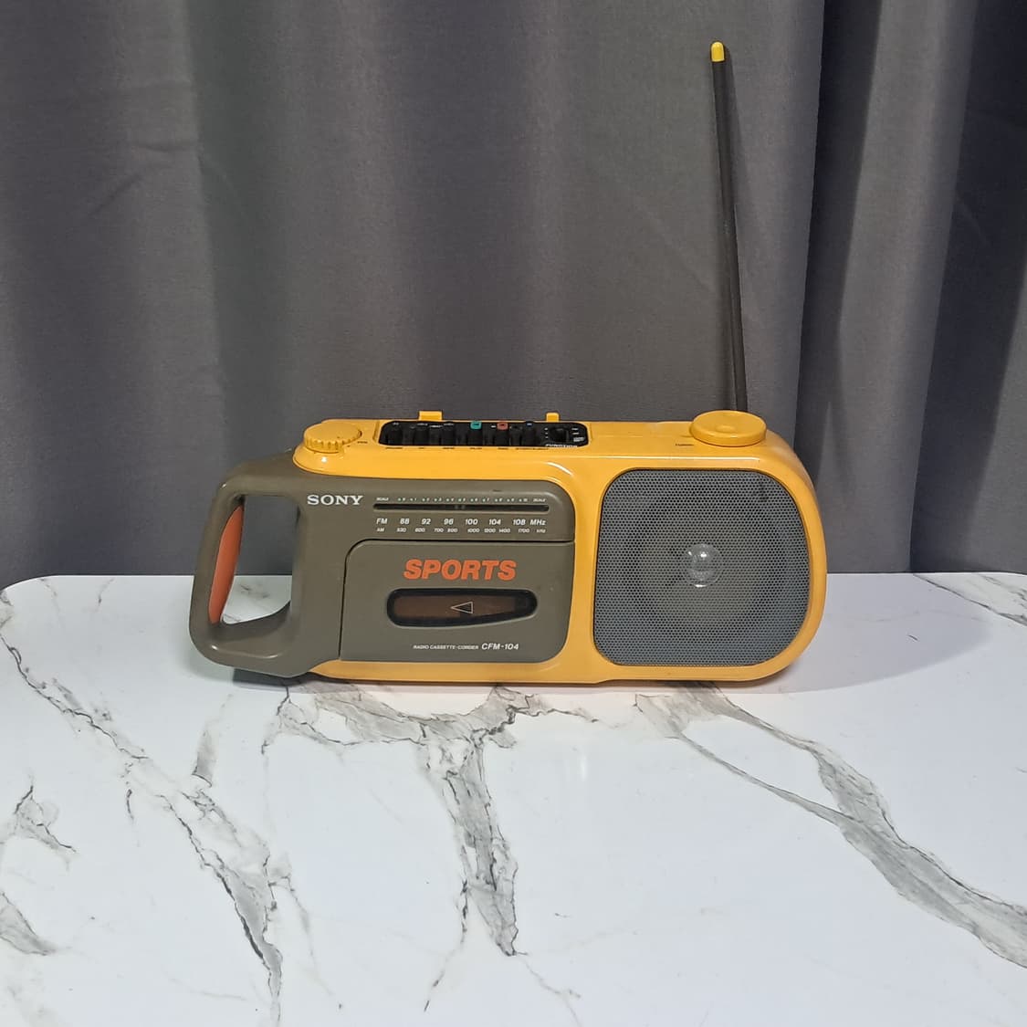 SONY 빈티지 카세트레코더 붐박스 CFM-104 상품이미지1