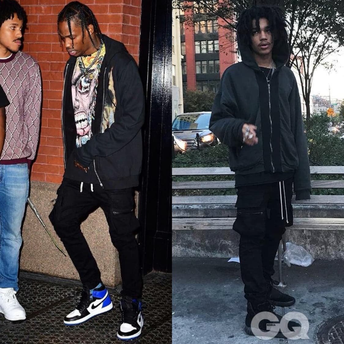 릭오웬스 16FW 마스토돈 카고 조거 팬츠 블랙 상품이미지1