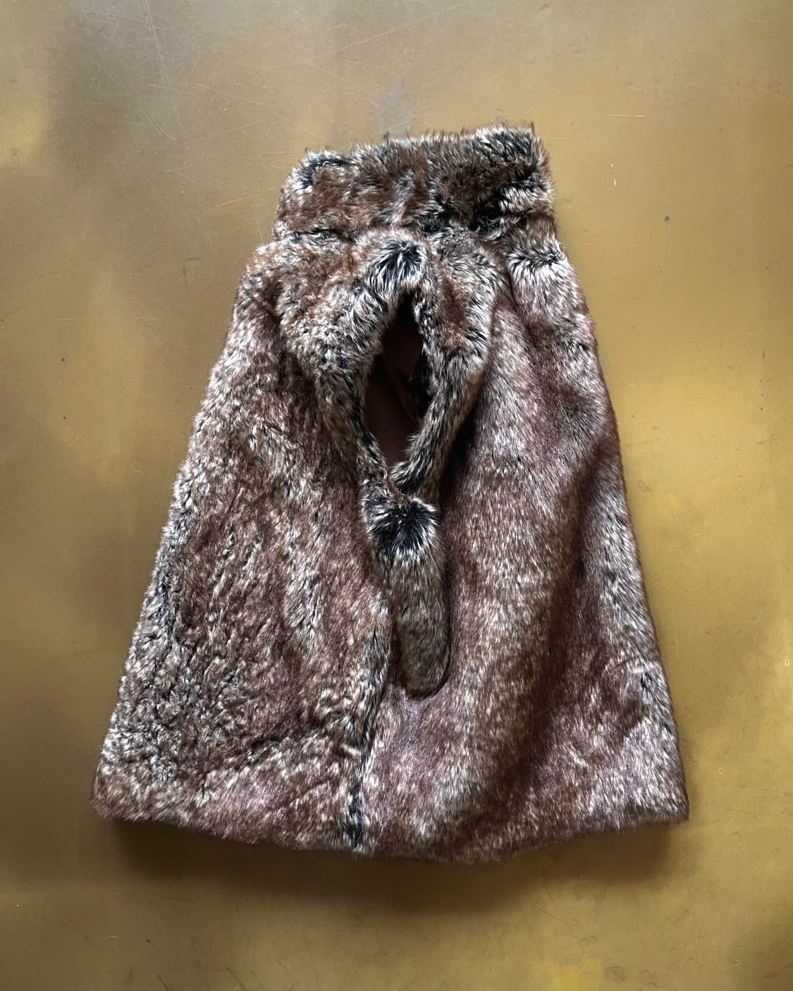 JPN Vintage Faux Fur Vest Zip-up Jacket 상품이미지6