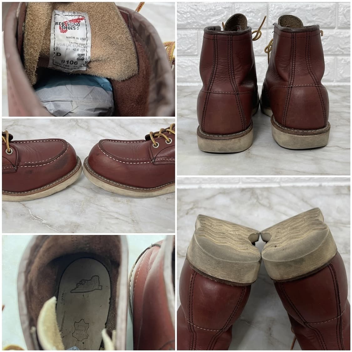 레드윙 9106 목토 부츠 / US9.5 (275) 상품이미지7