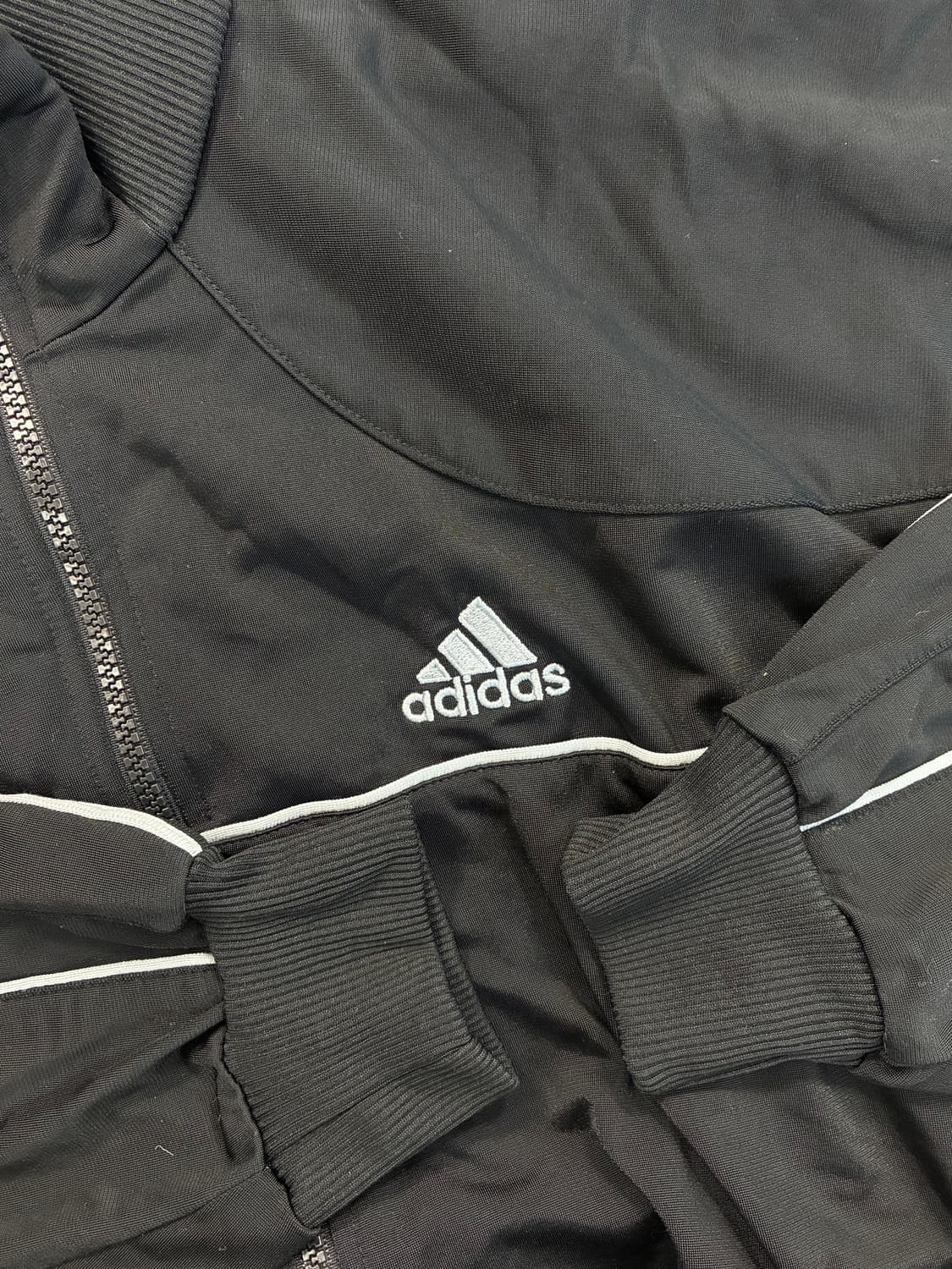 아디다스 00s 스카이블루 파이핑 트랙탑 져지 M 상품이미지6