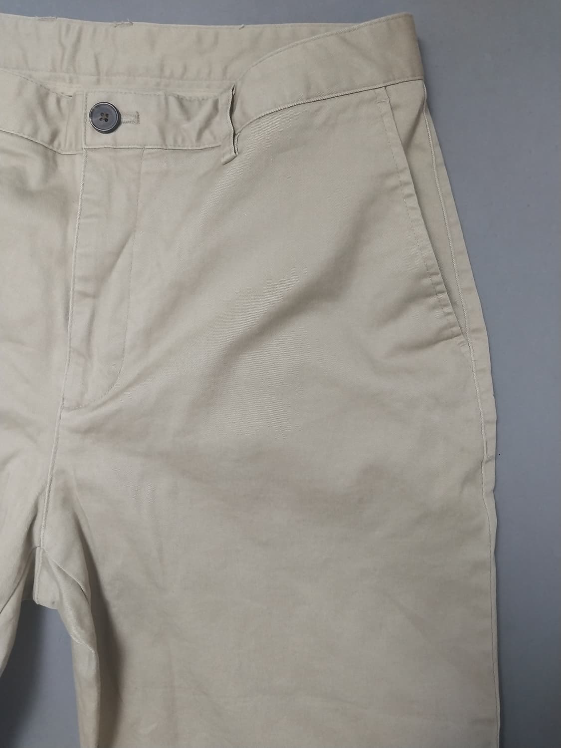 [32] 무신사 스탠다드 레귤러 핏 치노 팬츠 베이지 상품이미지4