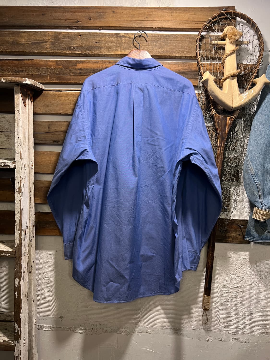 [2XL]폴로 랄프로렌 YARMOUTH 파스텔블루 핀포인트 옥스포드 셔츠 상품이미지5