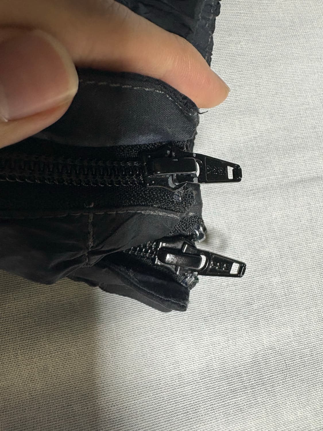 [S]슈프림 스톤아일랜드 페인티드 카모 나일론 카고팬츠 블랙 상품이미지9