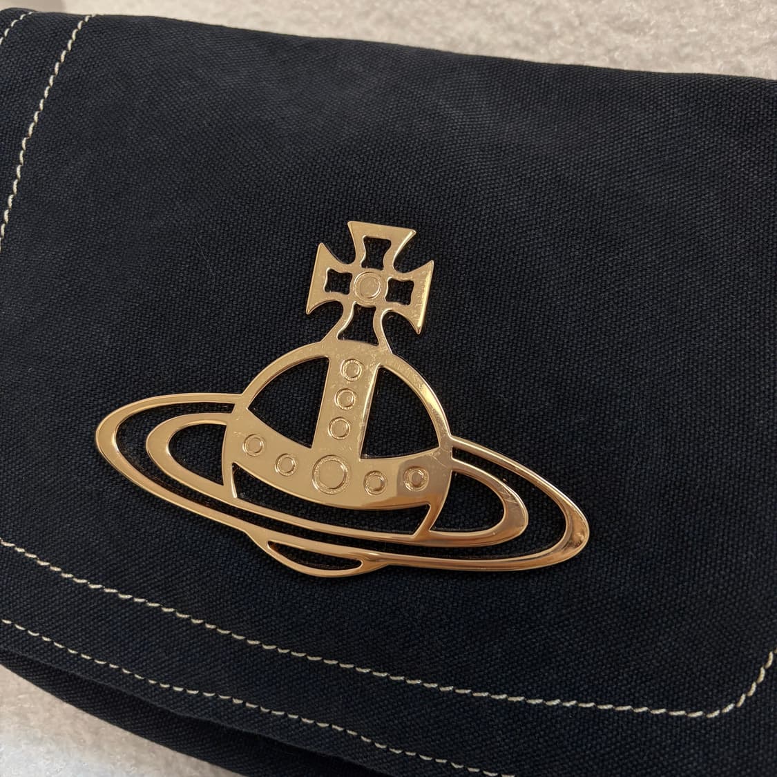 비비안웨스트우드 캔버스 크로스 숄더백 상품이미지4