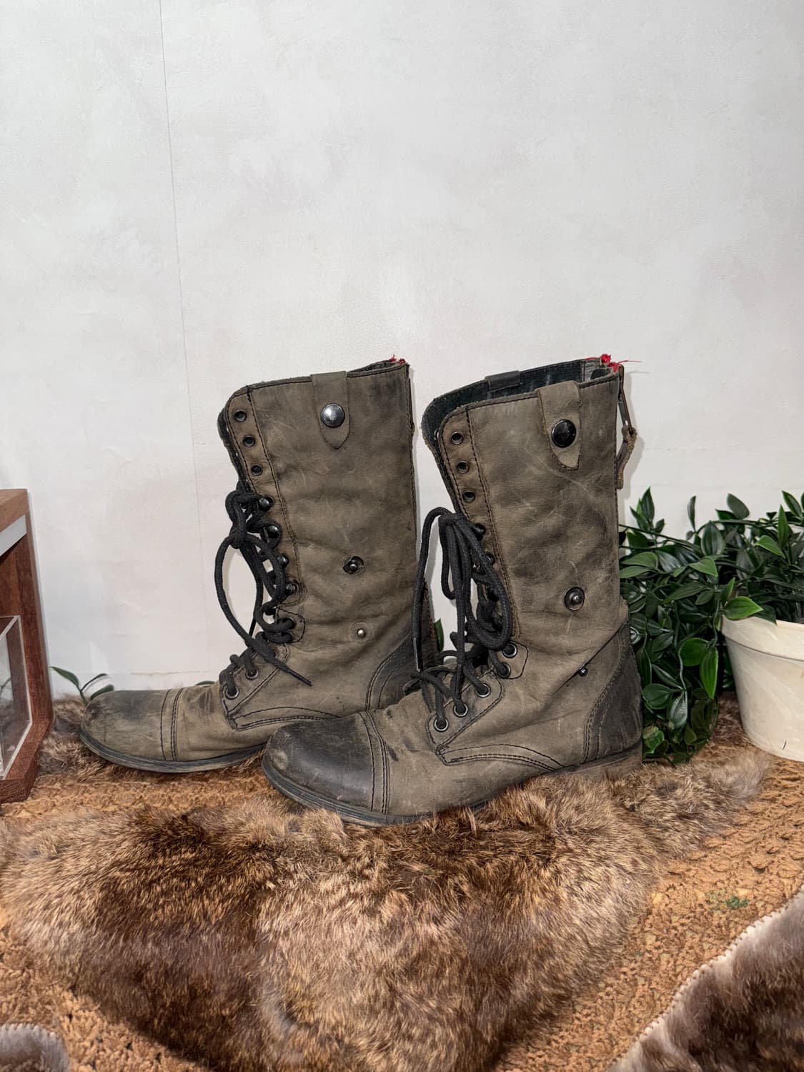 Steve madden button military boots 상품이미지3