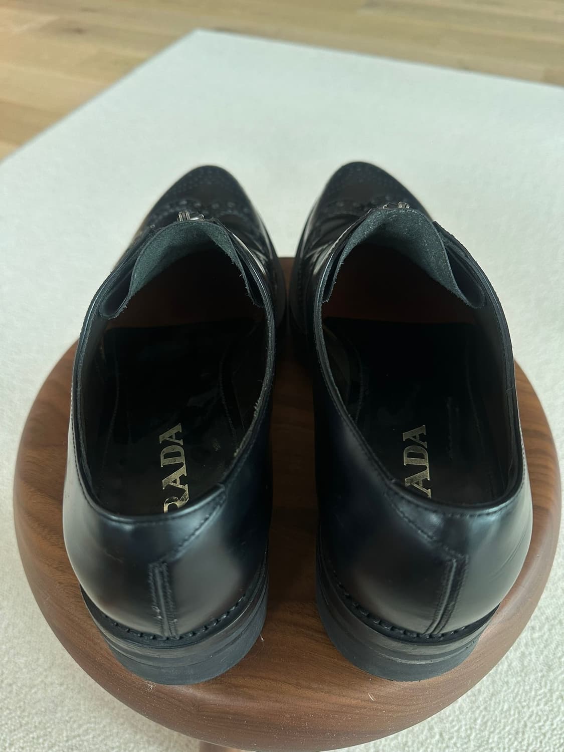 PRADA 13F/W BROGUE OXFORD ZIPPER SHOES 상품이미지7