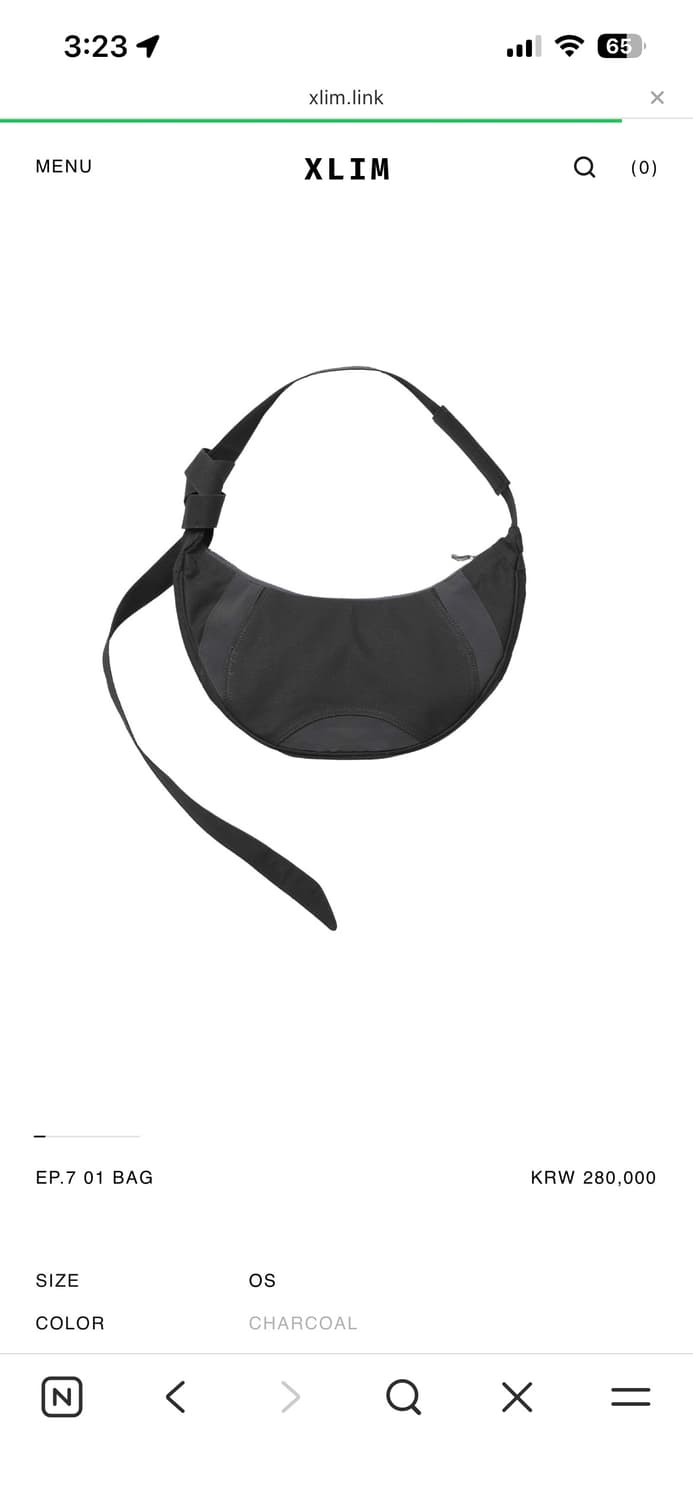 Xlim ep7 01 bag 차콜 상품이미지1