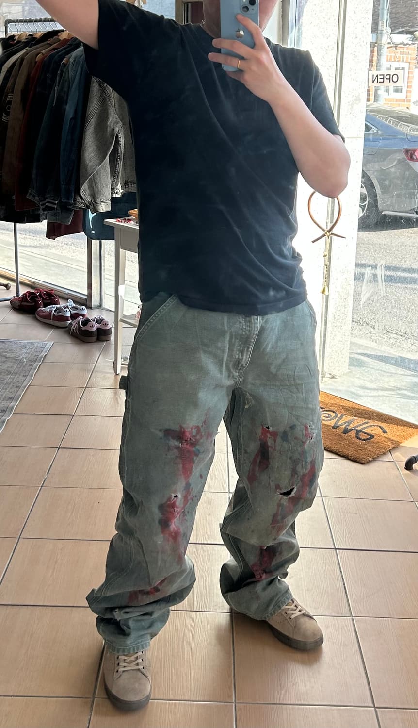 칼하트 B11 싱글니 모스 36in 상품이미지8