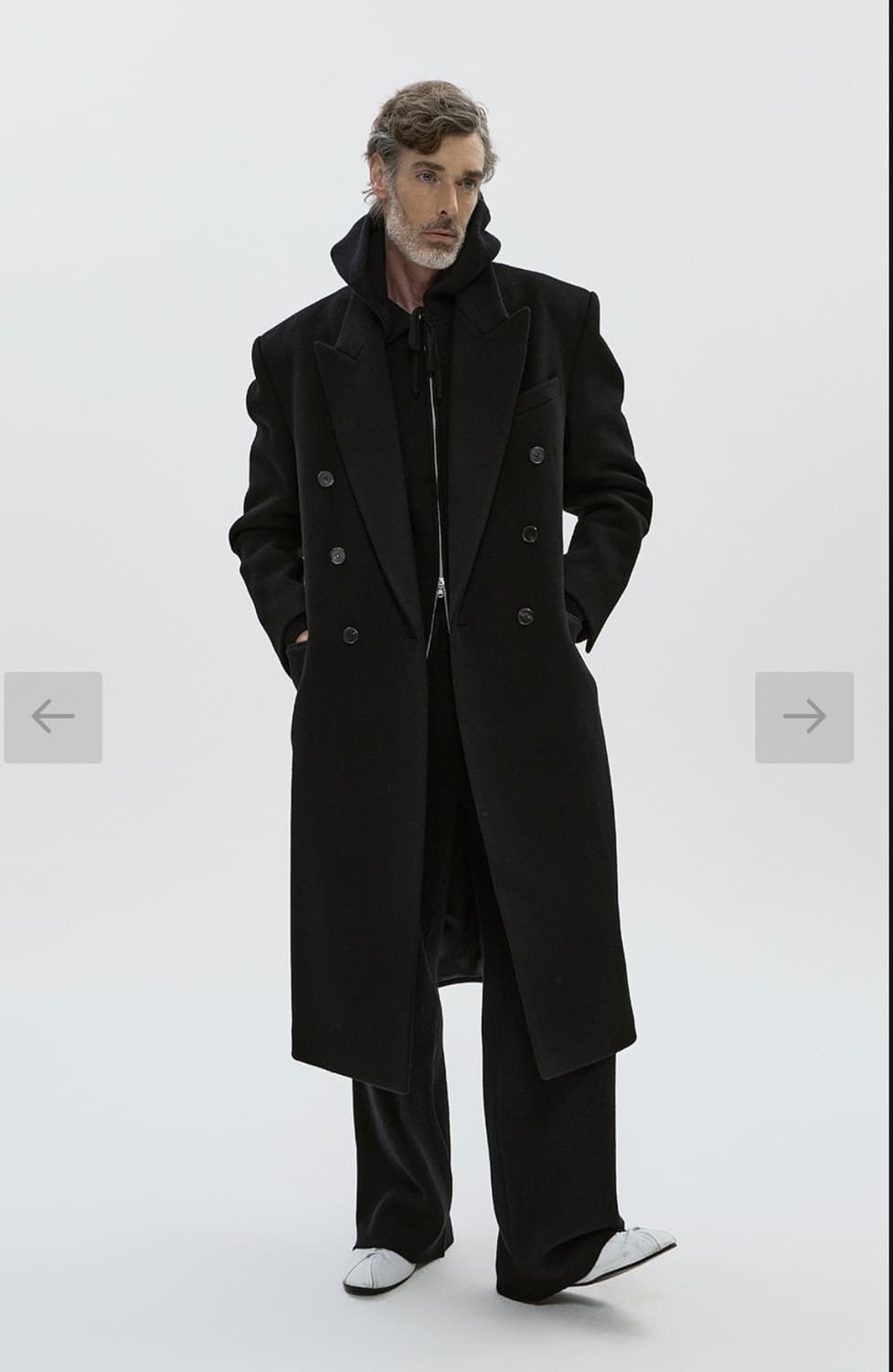 세비지 / Cashmere Double Breasted coat / M 상품이미지5