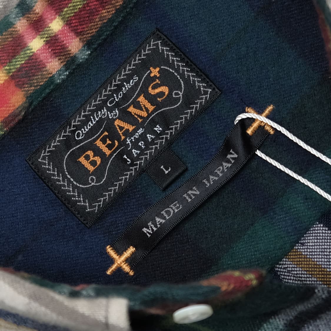 plaid flannel panel bd shirt 상품이미지6