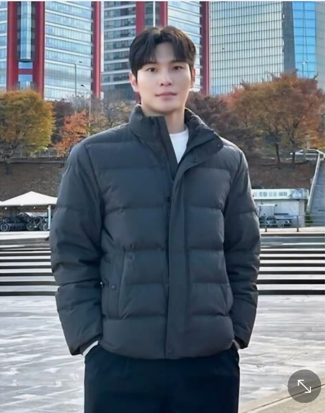 헤지스 중량 구스다운 패딩 점퍼 95 24SS 상품이미지1