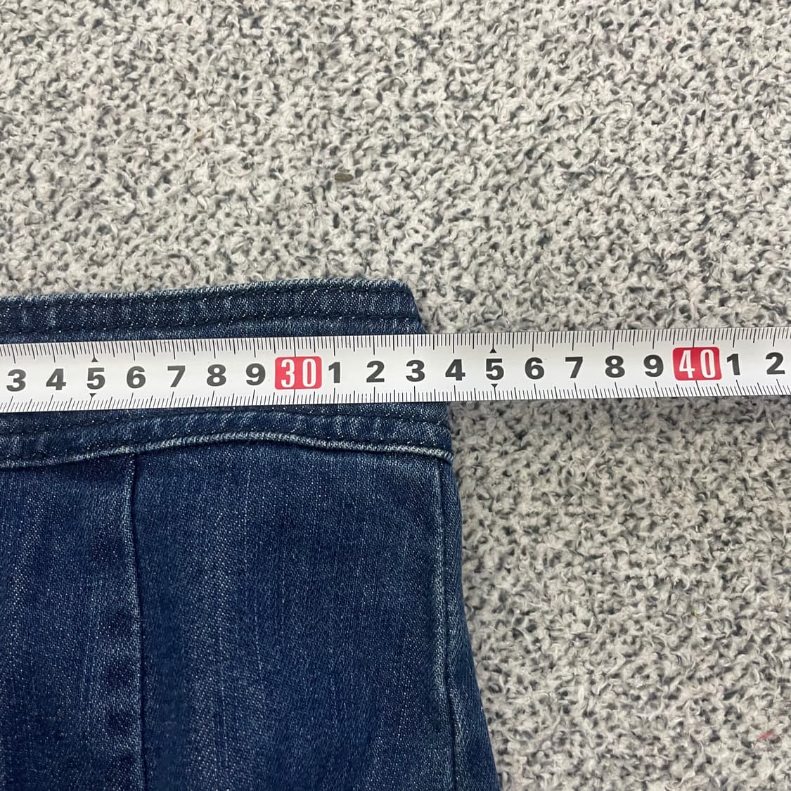 70 잇미샤 반에이크 데님 스커트 0210S 상품이미지5