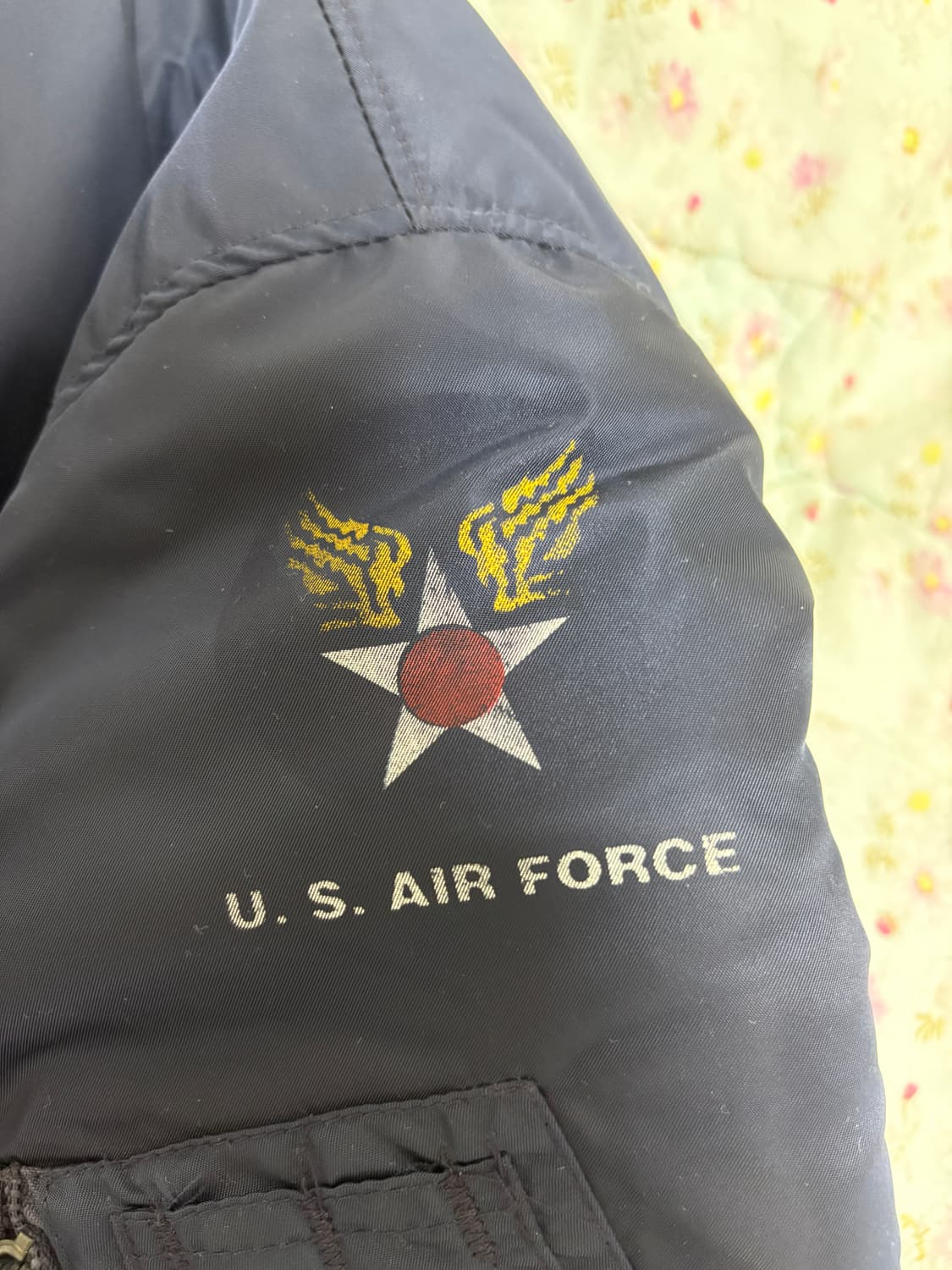 80s 미 공군 B-15c USAF B-15C 파일럿 봄버 항공 자켓 상품이미지4