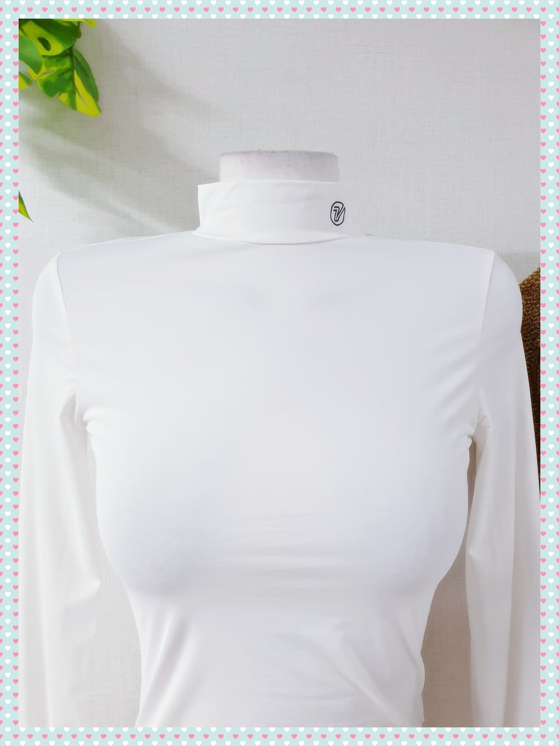 볼빅 스포티즘 티셔츠 90 여성골프 20ss 반목 화이트 상품이미지2