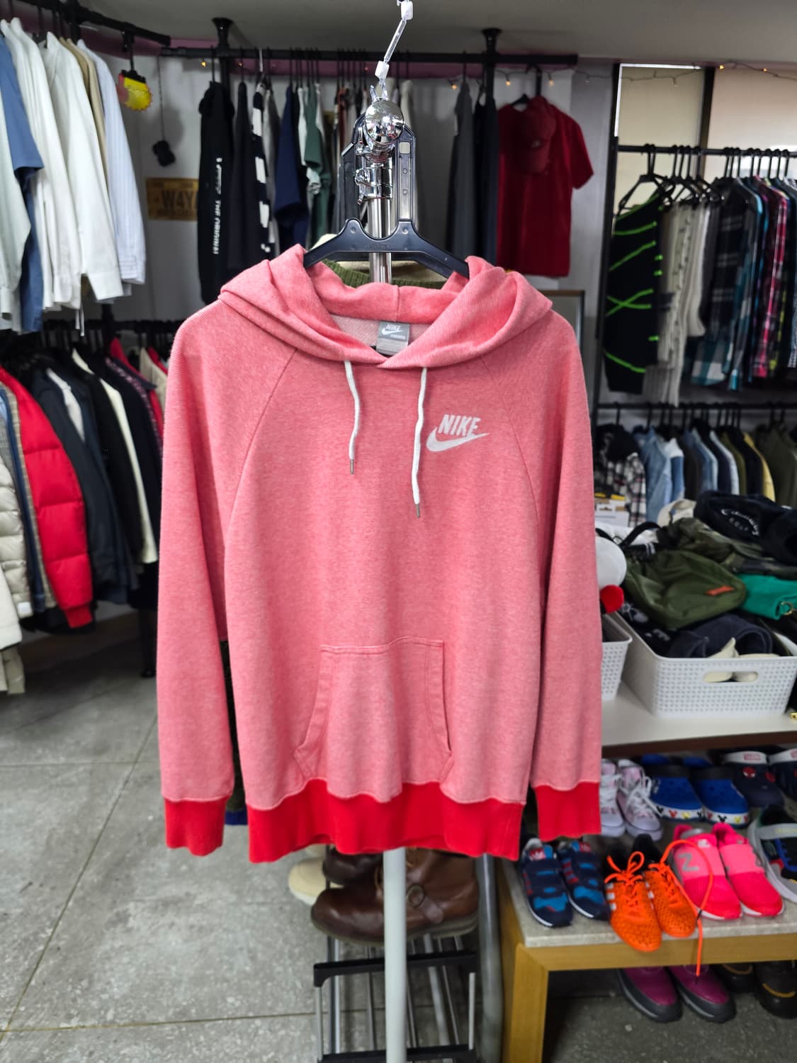 나이키 핑크/레드 후드티 (1327) 상품이미지1