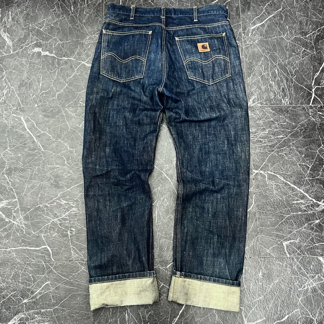 칼하트 WIP 스트레이트 셀비지 데님 팬츠 상품이미지5