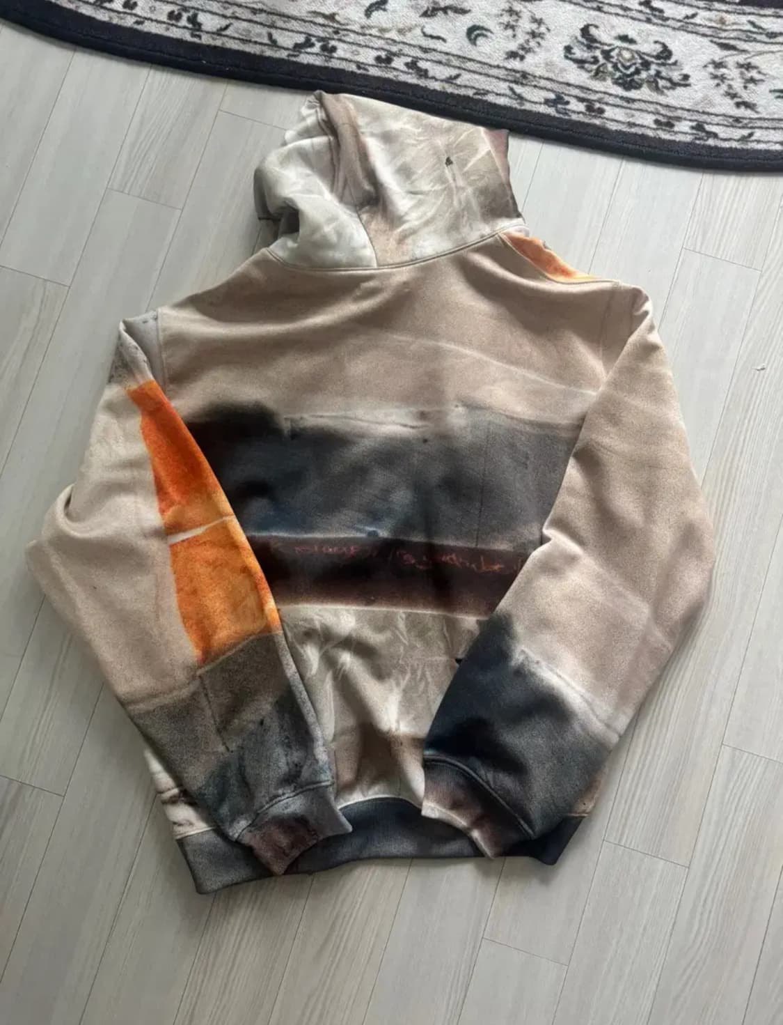 seen 페인팅 후드집업 상품이미지2