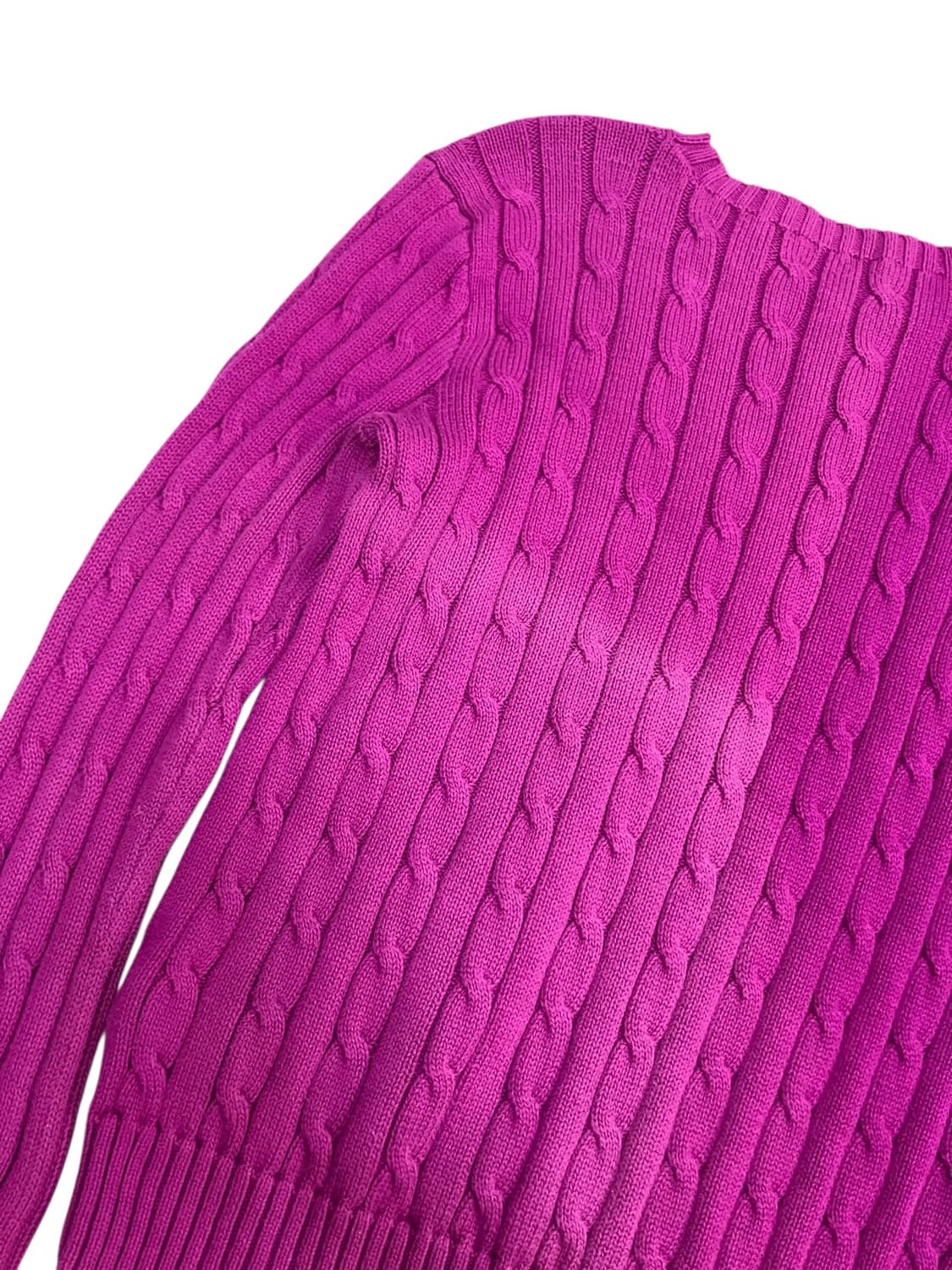 폴로 랄프로렌 케이블 니트 퍼플 M 상품이미지3