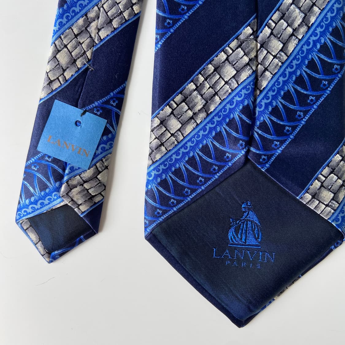 택달린 미사용품 랑방 정품 명품넥타이 (LANVIN) 상품이미지6