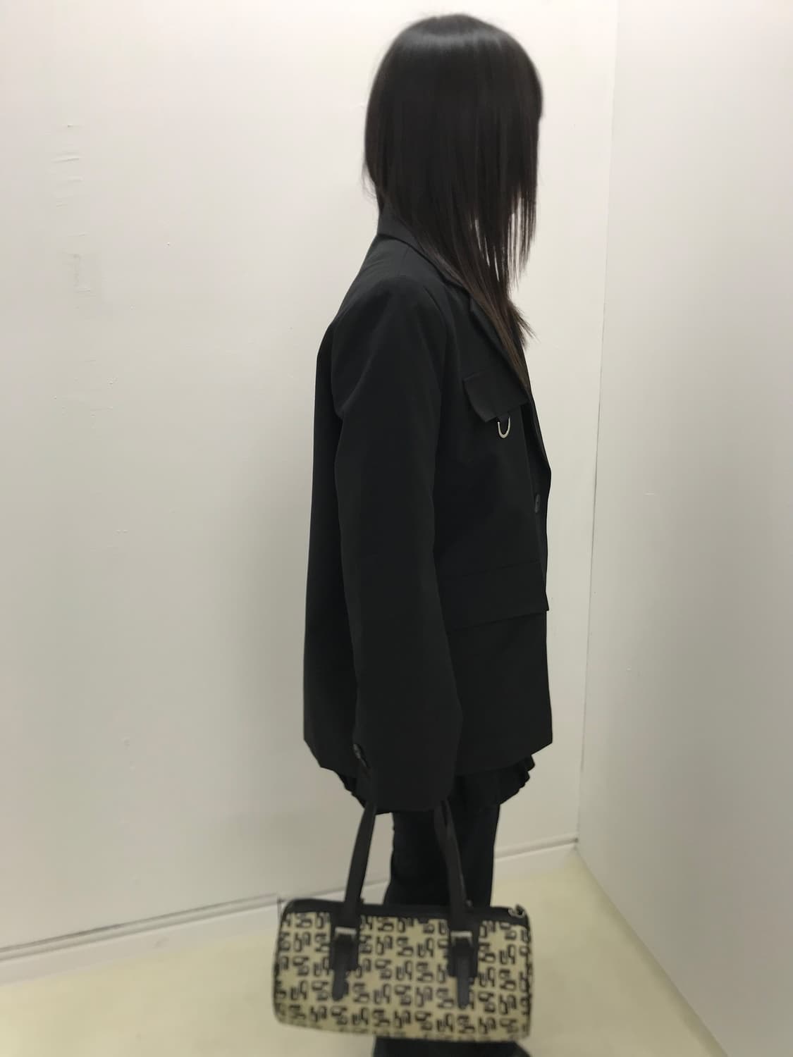 Sliver buckle point boxy nylon jacket 상품이미지6