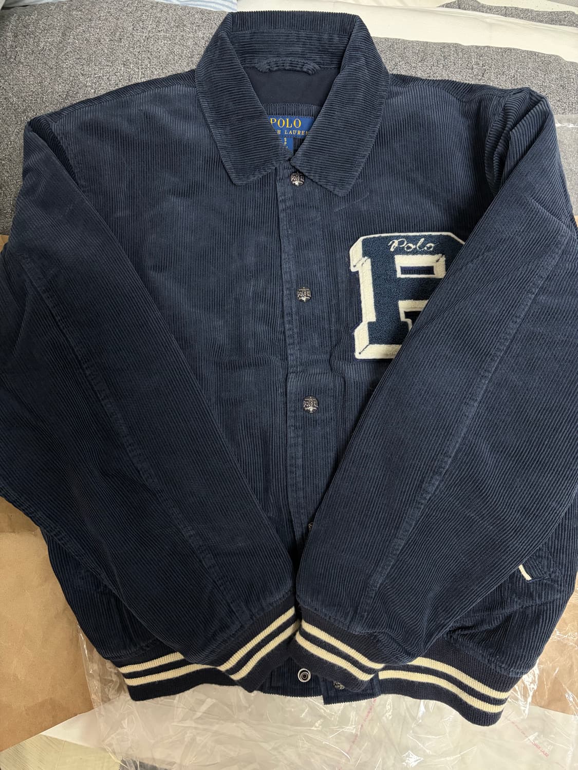 폴로 레터맨 코듀로이 바시티 S 새상품 판매합니다 상품이미지2