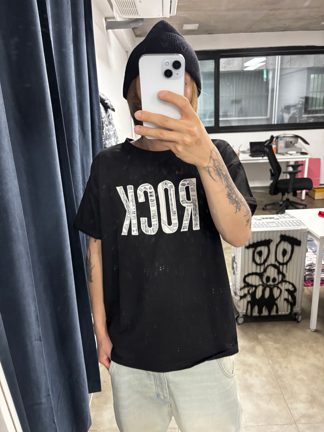 “ROCK” Graphic T-Shirt 상품이미지3