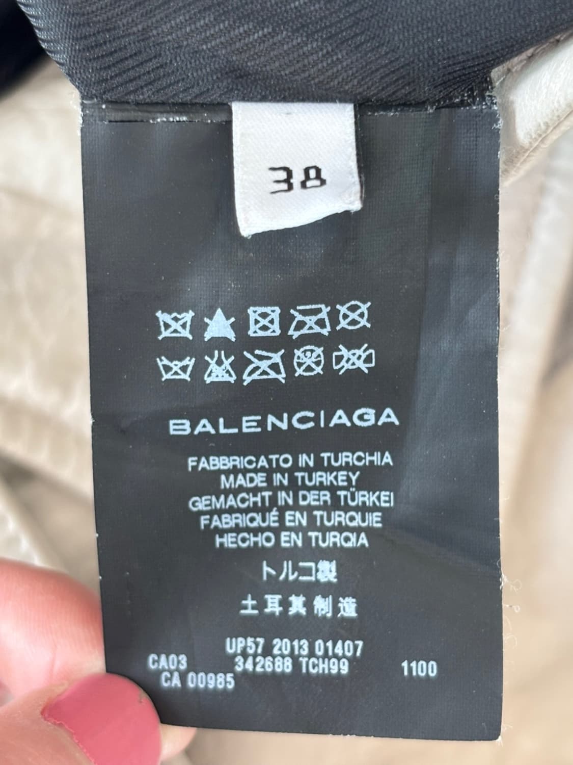 Vintage Balenciaga Leather Jacket 상품이미지9