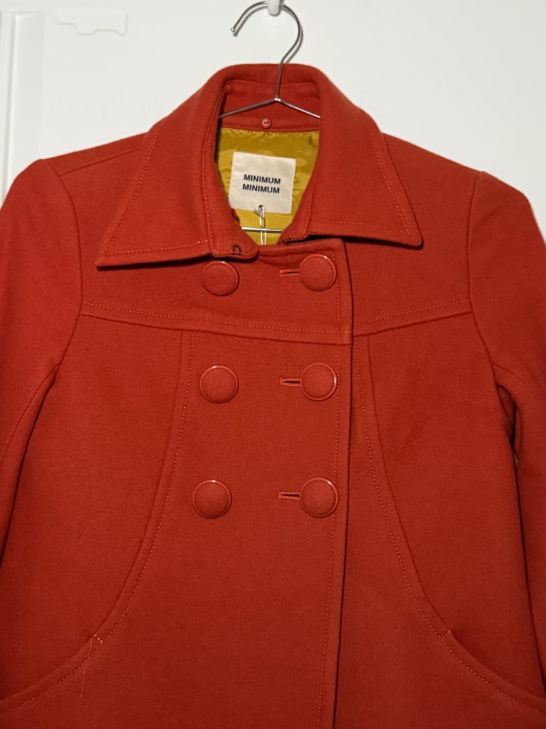 일본빈티지 브릭오렌지 숏코트 상품이미지8