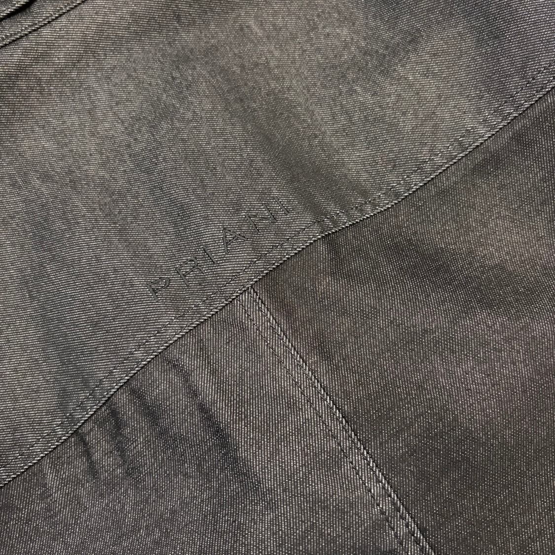 [50] PRIANI 이태리 옴므 트위티 블랙 데님 셔츠 D629 상품이미지9