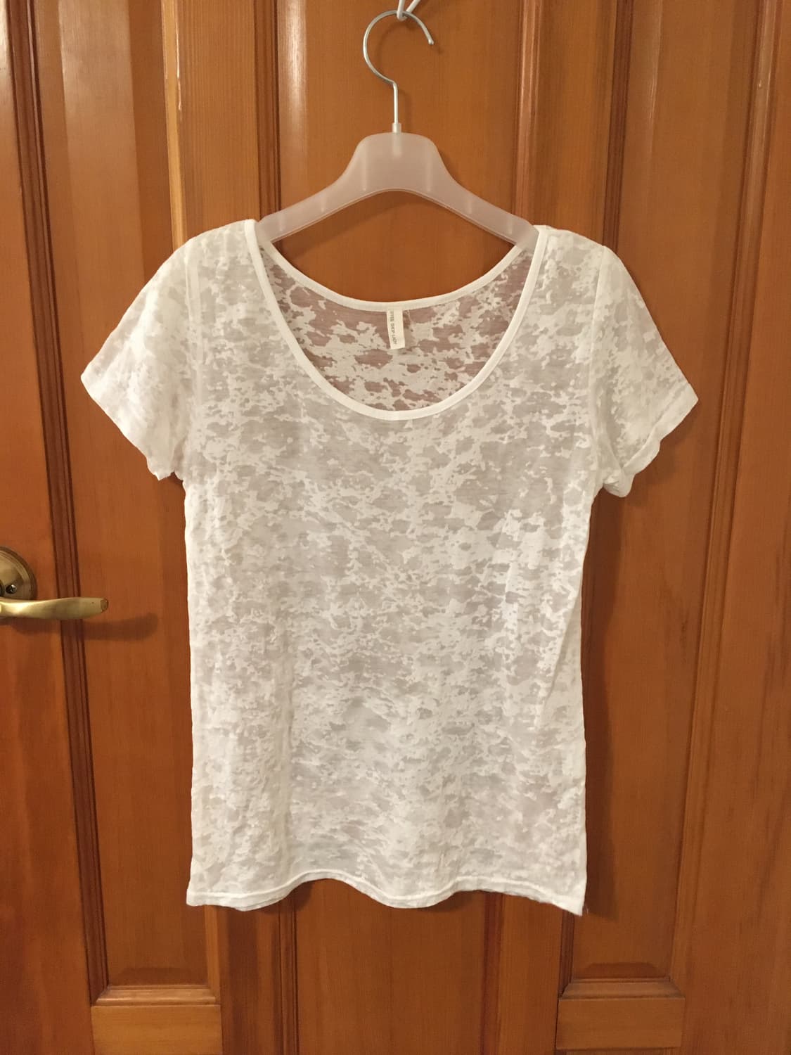 Soft Ivory Sheer Top 상품이미지1