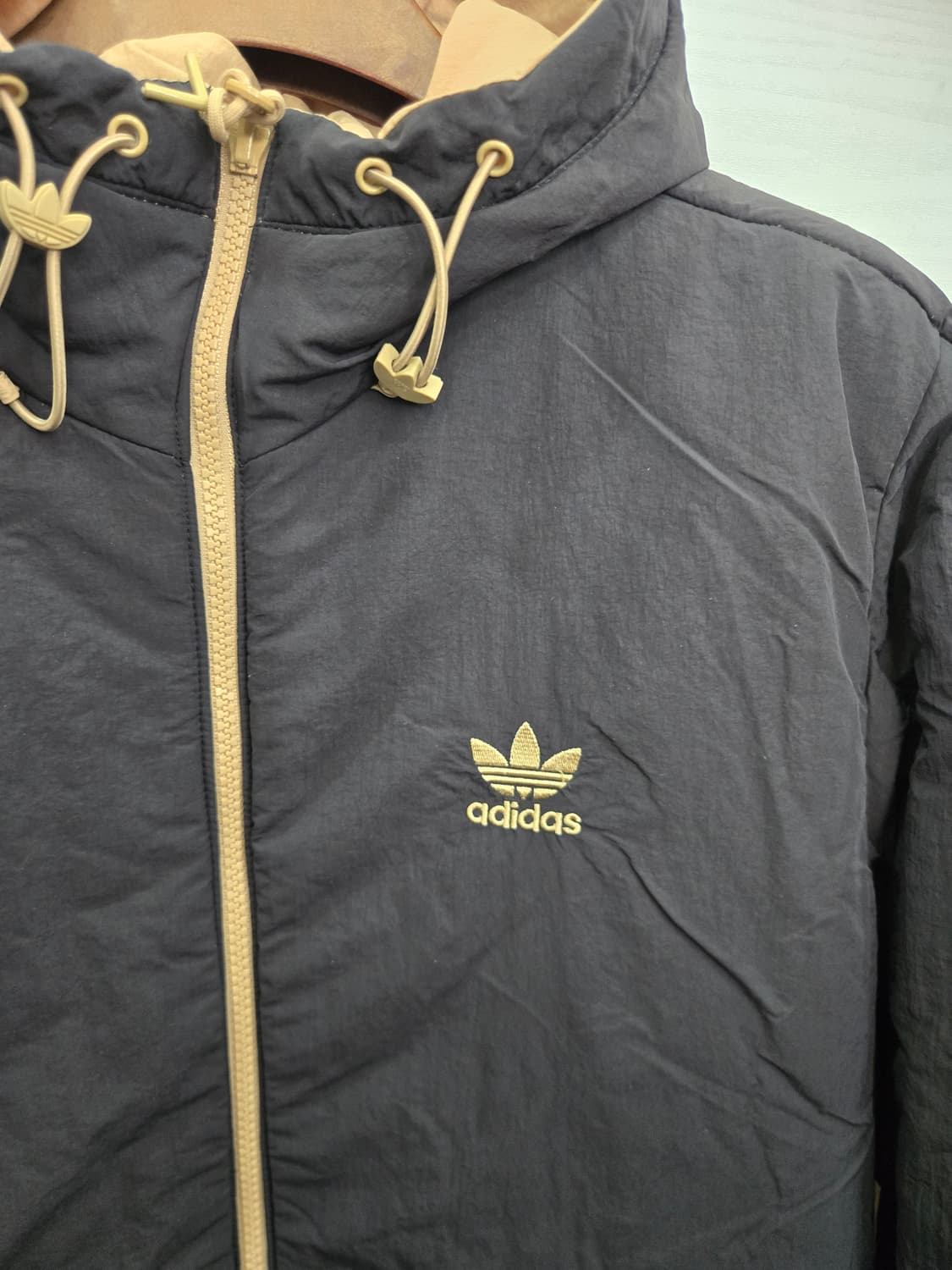 105,XL,US M사이즈)) adidas 아디다스 양면 두꺼운 점퍼! 상품이미지5