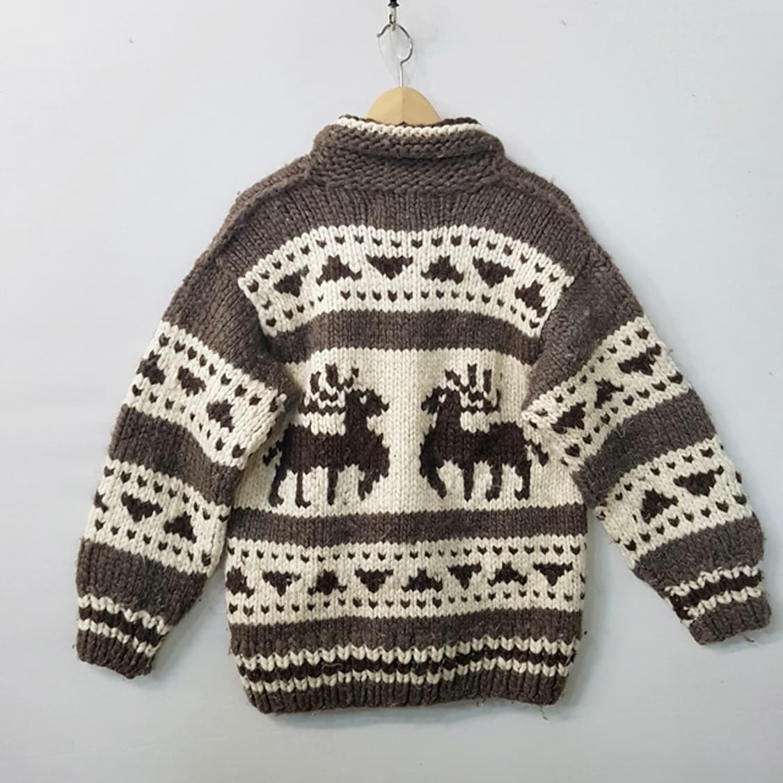 KANATA 코위찬 헤비 울 니트 자켓 상품이미지5