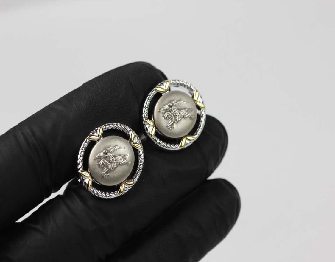 버버리 미사용 S등급 남자 명품 커프스 빈티지 상품이미지6