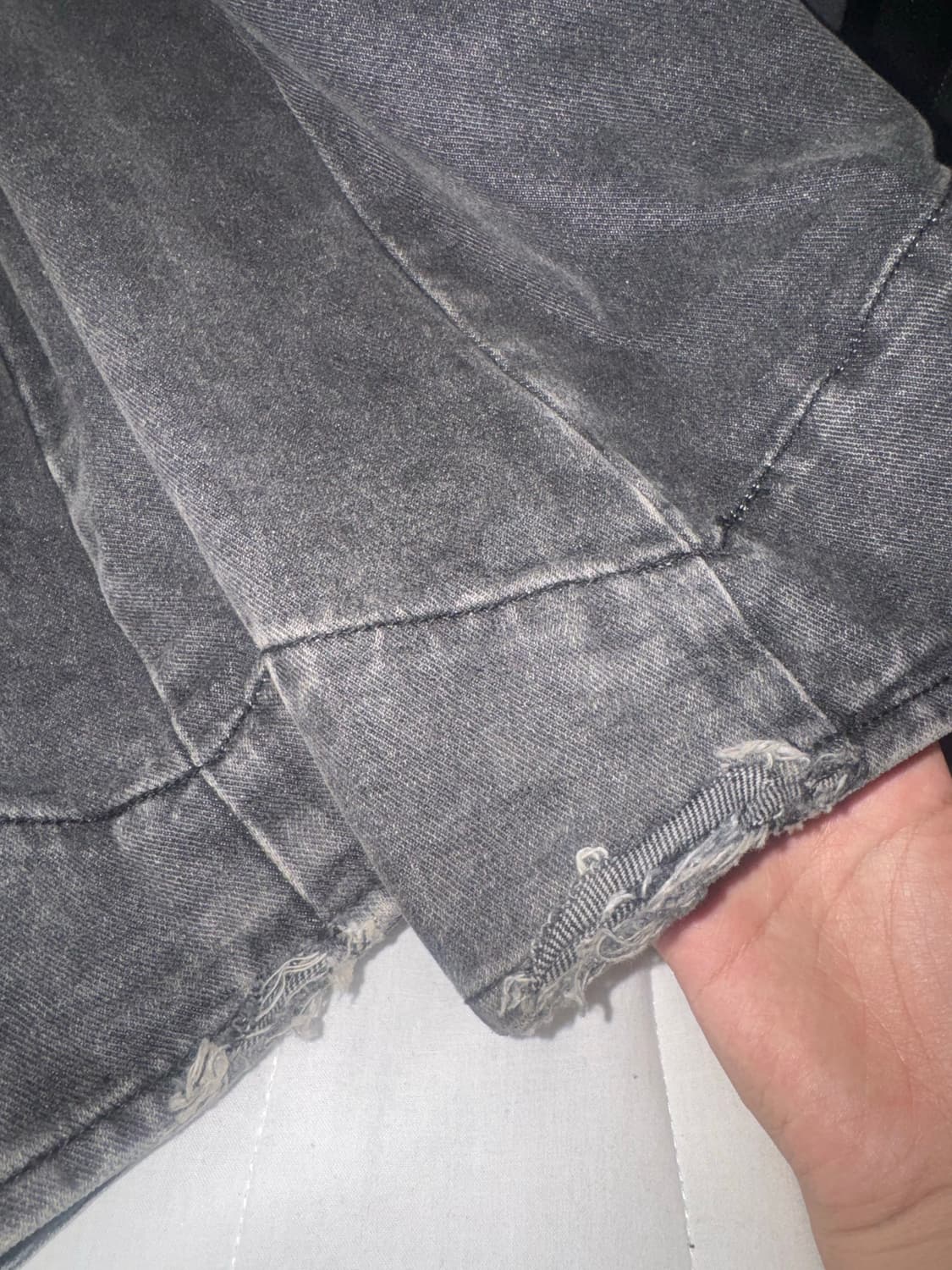 MPa DRIFT DENIM PANTS (GREY) 상품이미지3