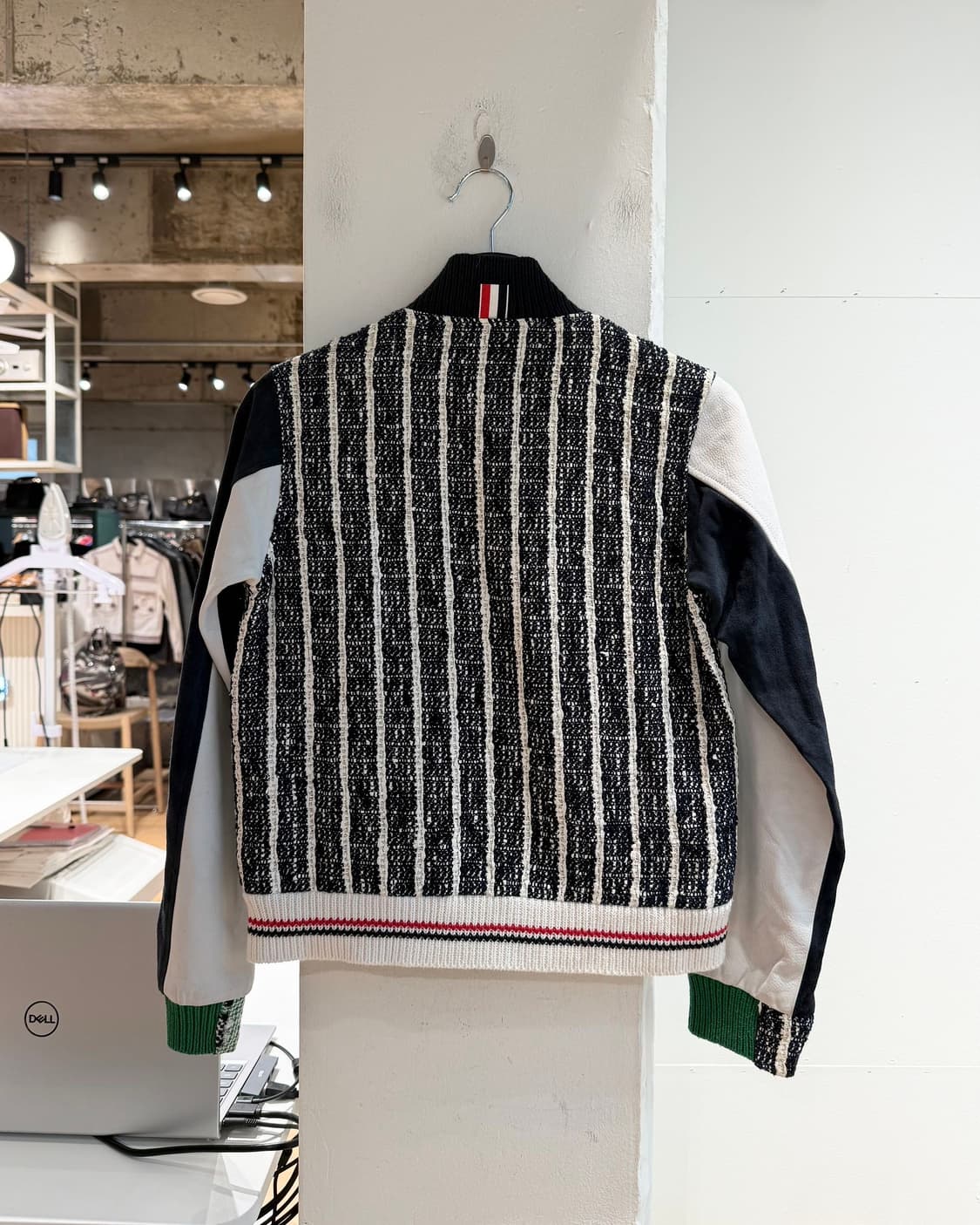 톰브라운 멀티컬러 트위드 블루종 자켓  상품이미지7