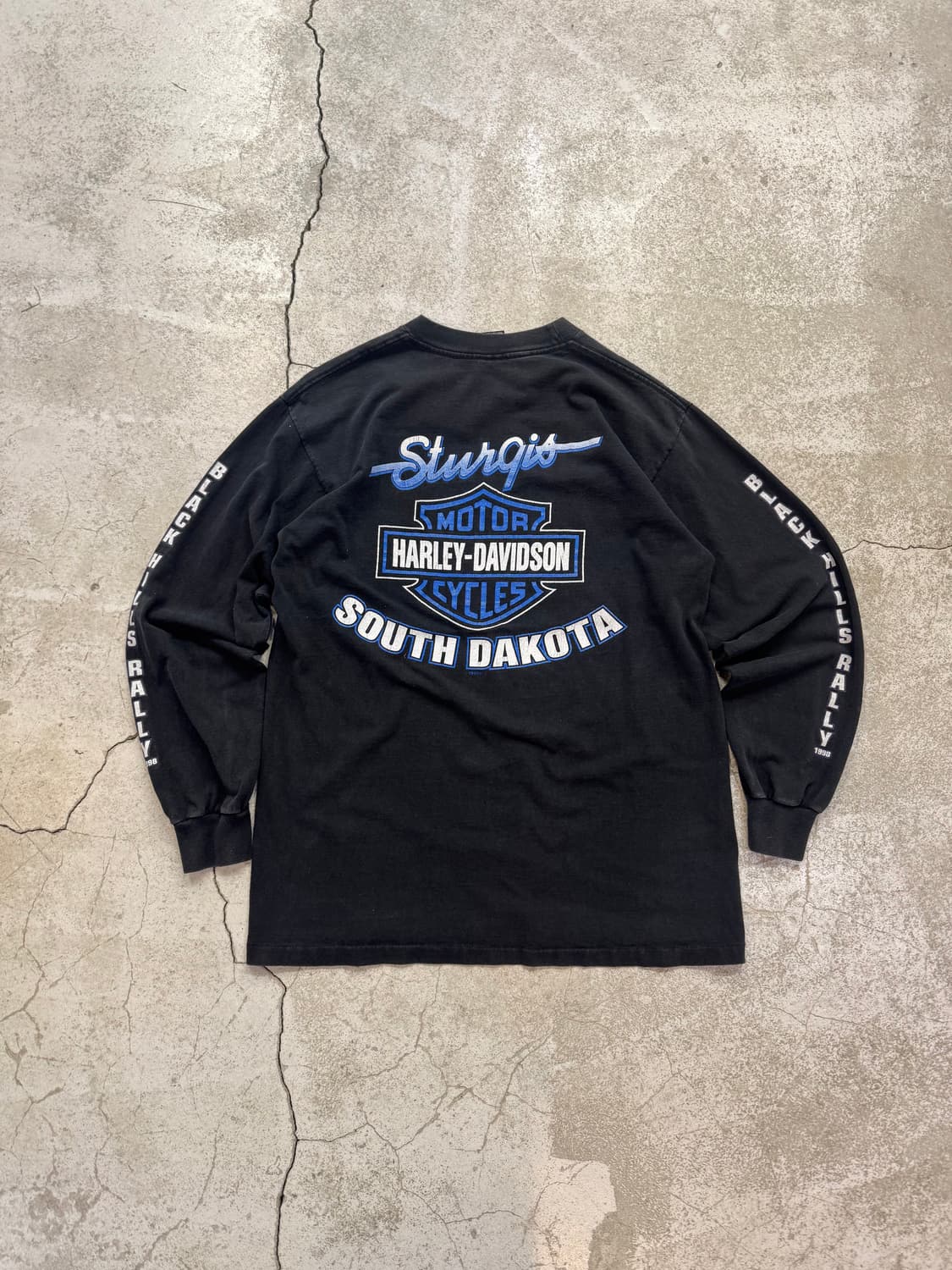 90s 할리데이비슨 스터지스 브랙 힐스 랠리 롱슬리브 상품이미지5