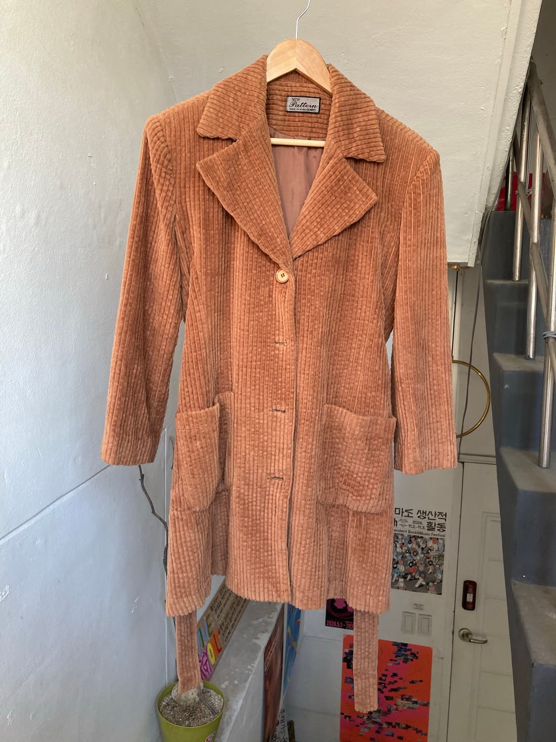 빈티지 골덴 롱자켓 상품이미지1