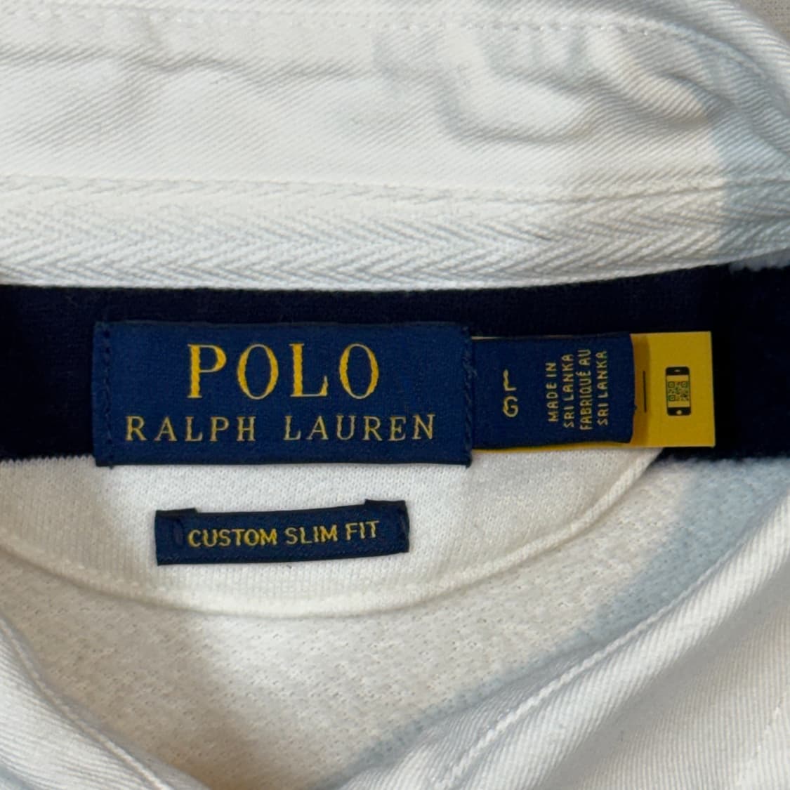 L) 폴로 랄프로렌 단가라 럭비티 긴팔 카라티 신형 큐알탭 상품이미지7