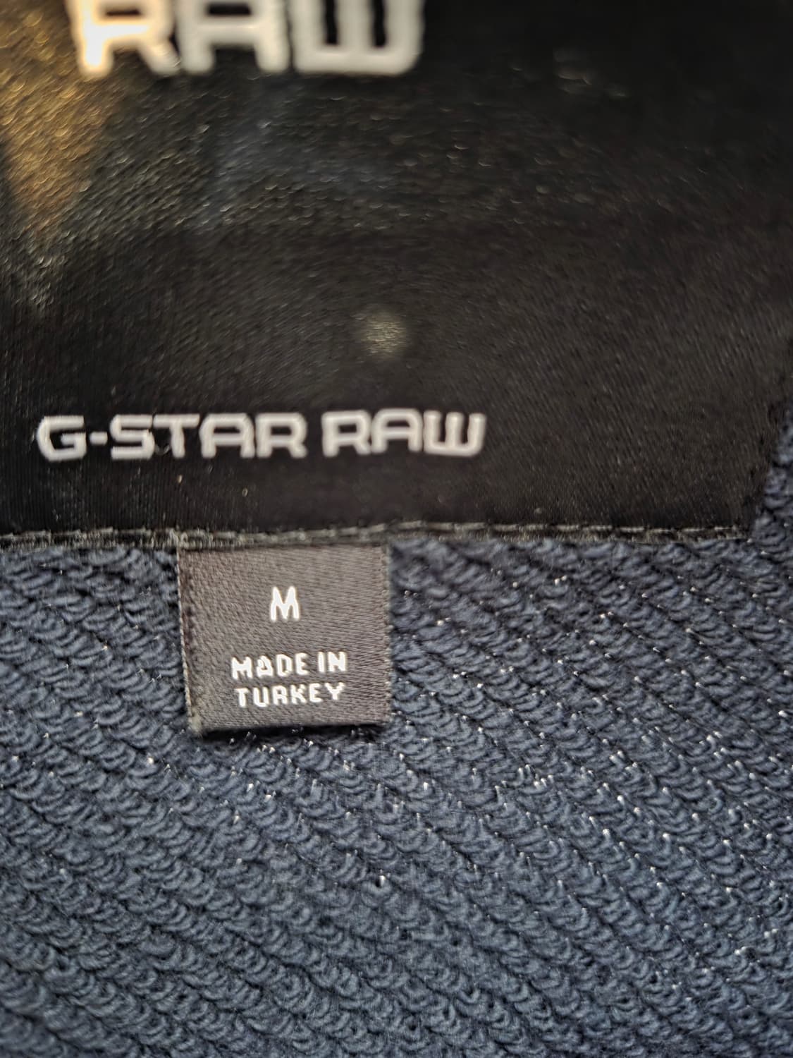 G-Star RAW 네이비 배색 야구 점퍼(M)디피용 상품이미지6