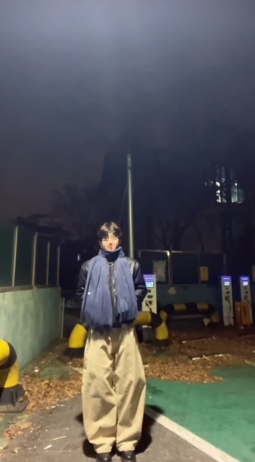 이지노이지 비건 레더 크롭 바이커 자켓 상품이미지1