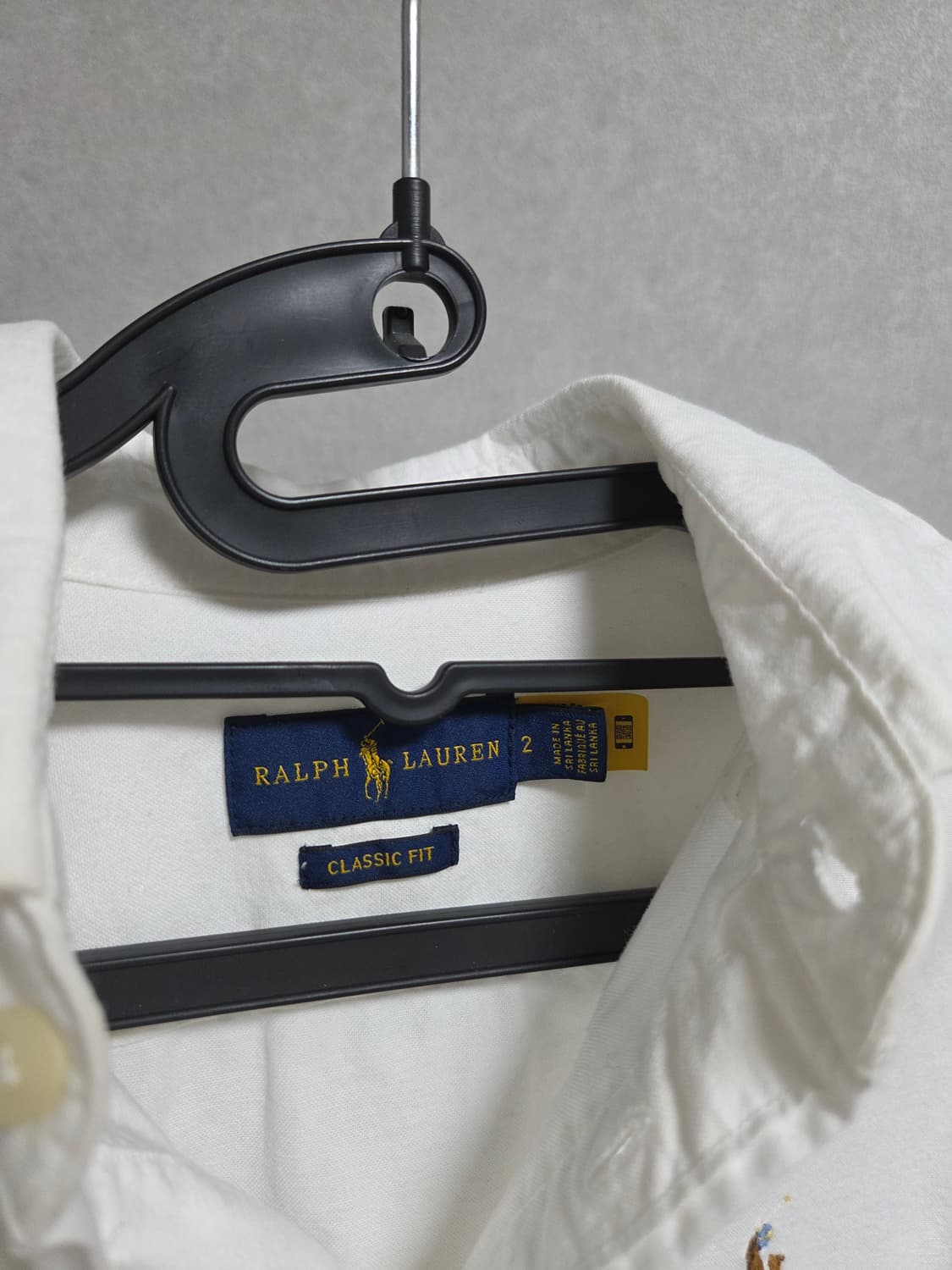 (무배)폴로 랄프로렌 흰색 셔츠(멀티포니) 클래식핏 상품이미지3