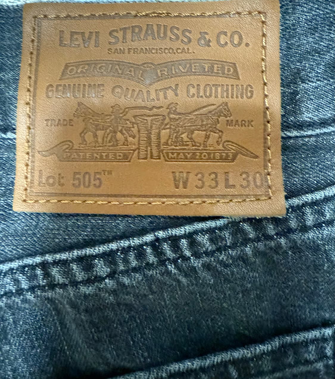 리바이스 505 셀비지 데님 상품이미지2