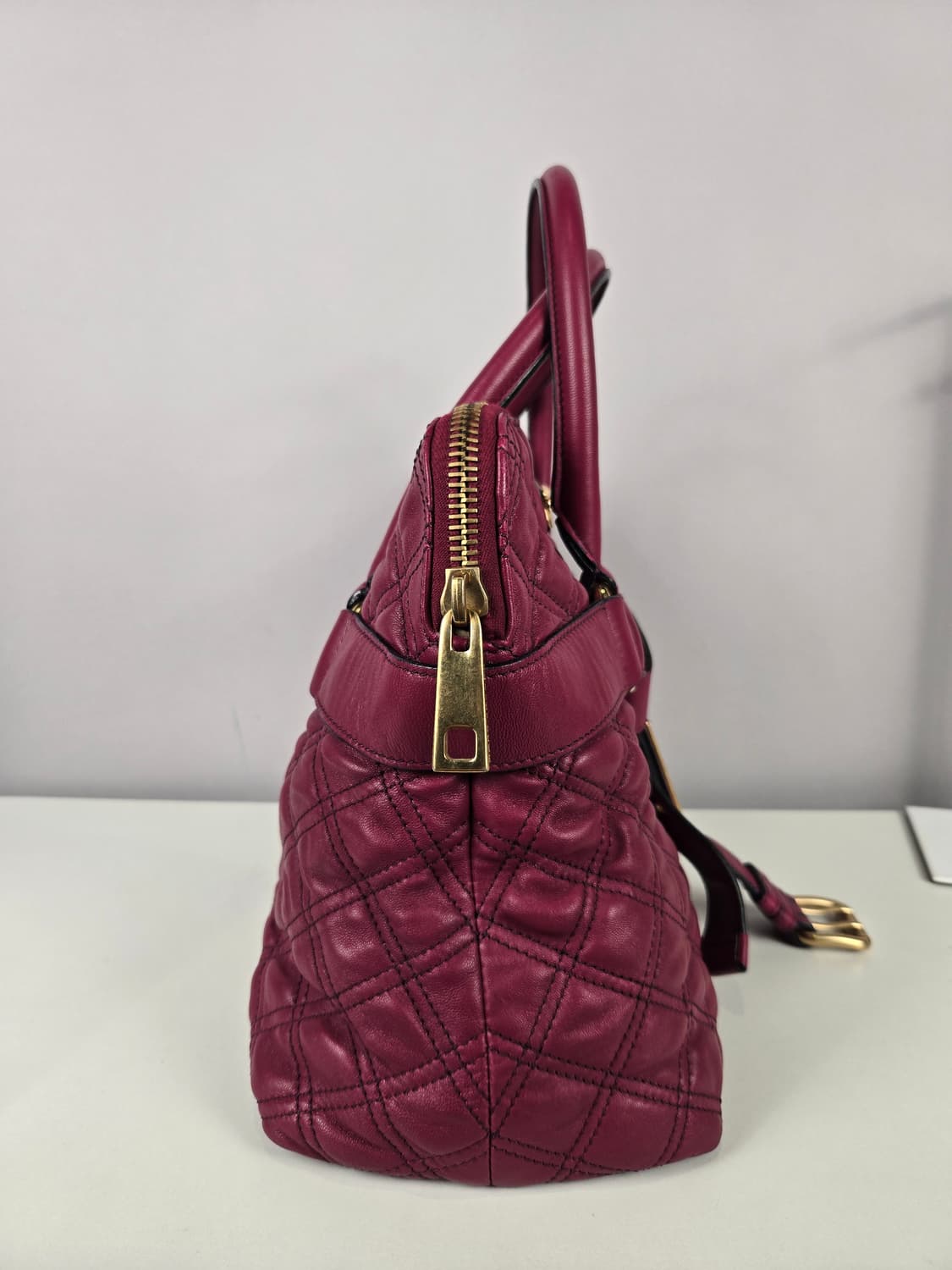 마크제이콥스 브루나 퀼팅 레더 램스킨 토트백 가방 정품 Bruna bag 상품이미지4