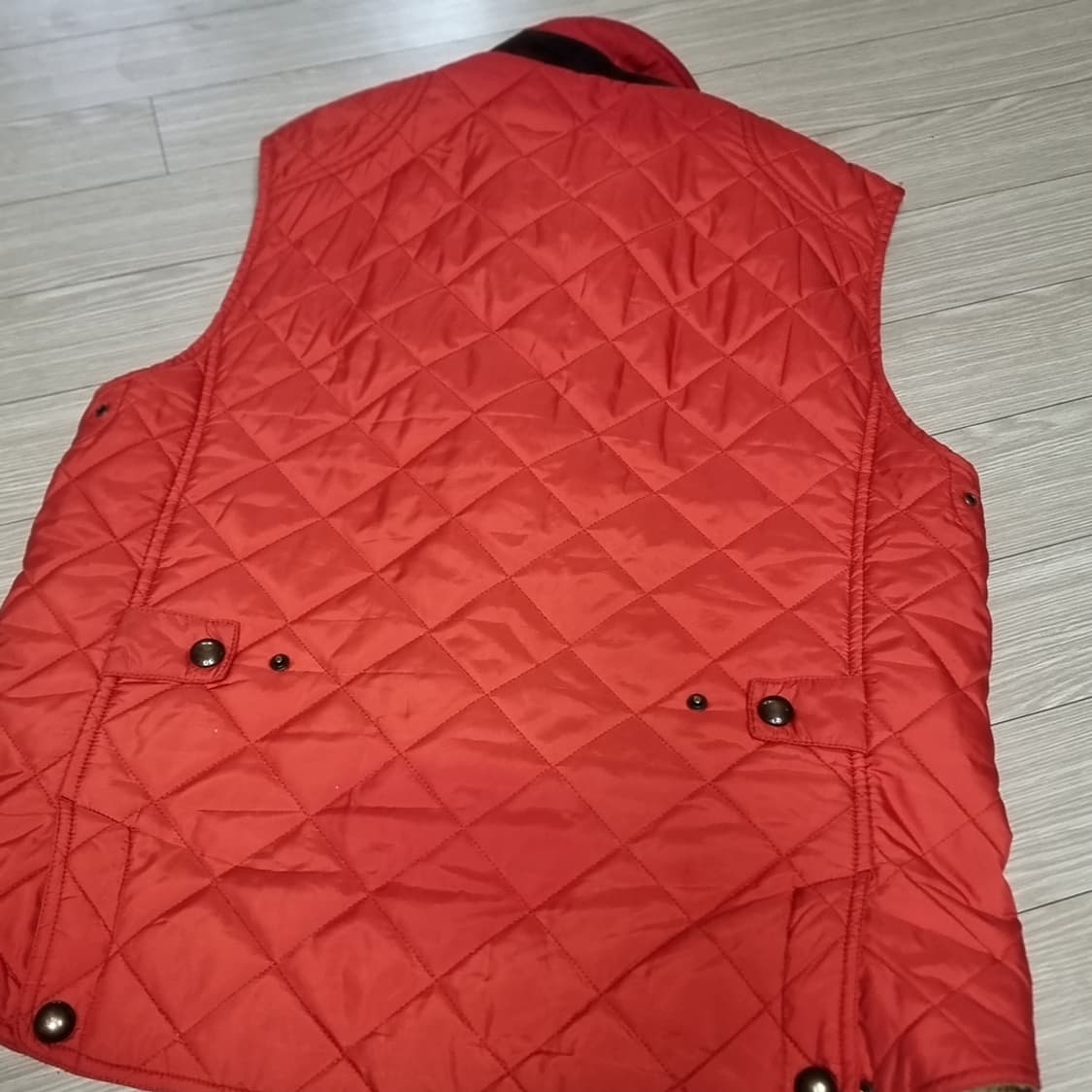 폴로 랄프로렌 80s 퀼팅 조끼 레드(L) 상품이미지10