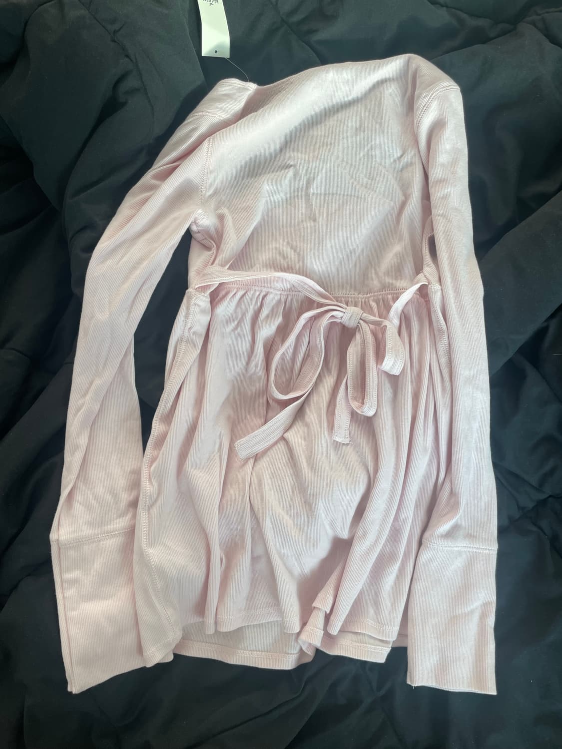 홀리스터 이지 레이스 베이비돌 롱슬리브 탑 베이비 핑크 라이트 라일락 상품이미지3