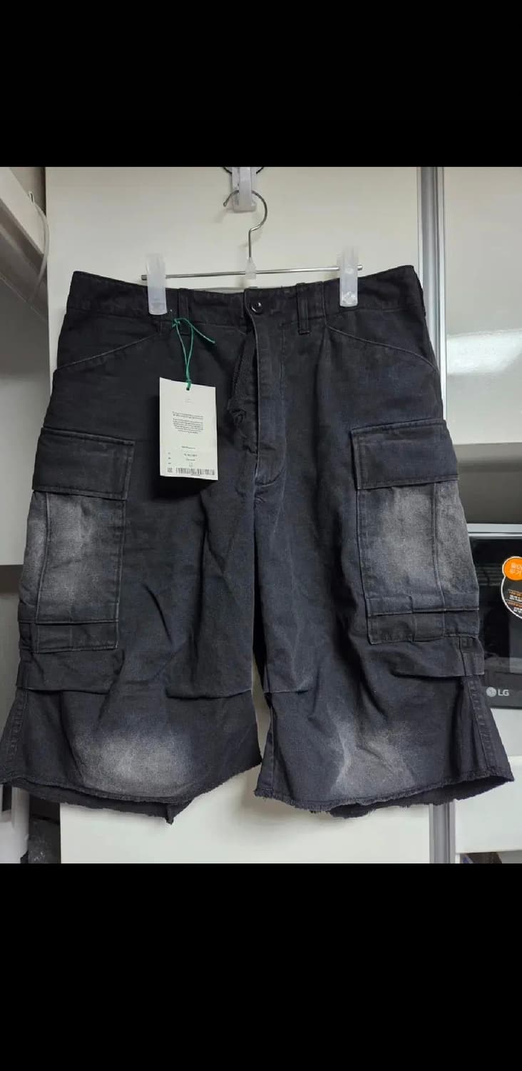 택보유) 비헤비어 밀 하프 팬츠 블랙 MIL HALF PANTS 상품이미지2