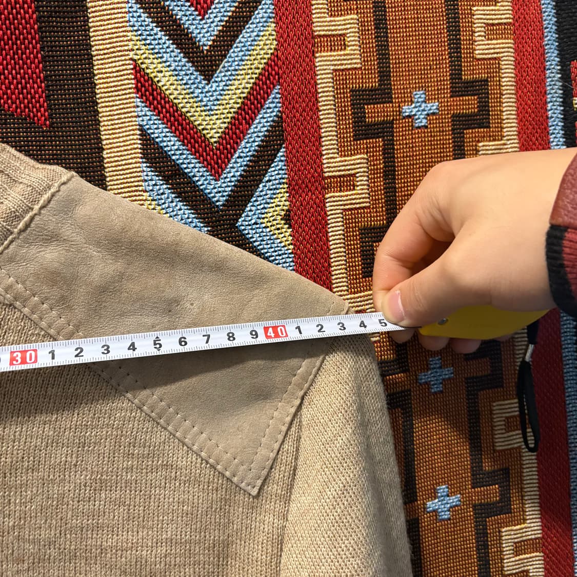 버버리 90‘s 빈티지 엘보패치 코만도 니트 상품이미지8