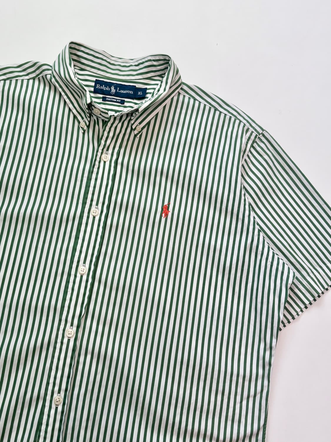 Polo by RalphLauren 폴로 그린 스트라이프 반팔 셔츠 상품이미지6